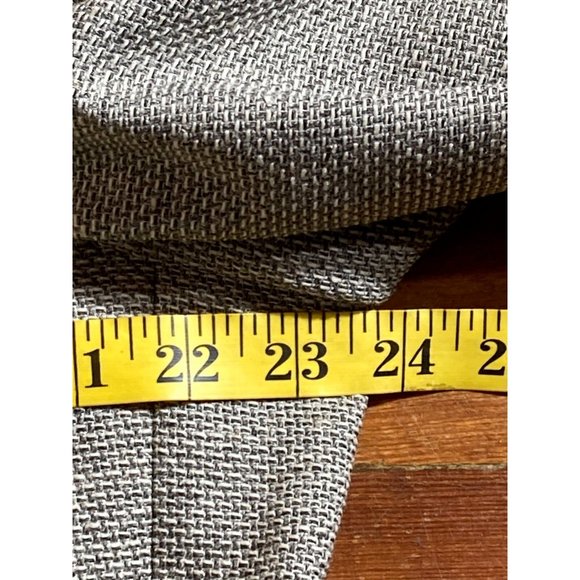 Joseph Abboud JOE Men's Two Button Gray Textured Slim Blazer Sport Coat Size 46R - Picture 14 of 16